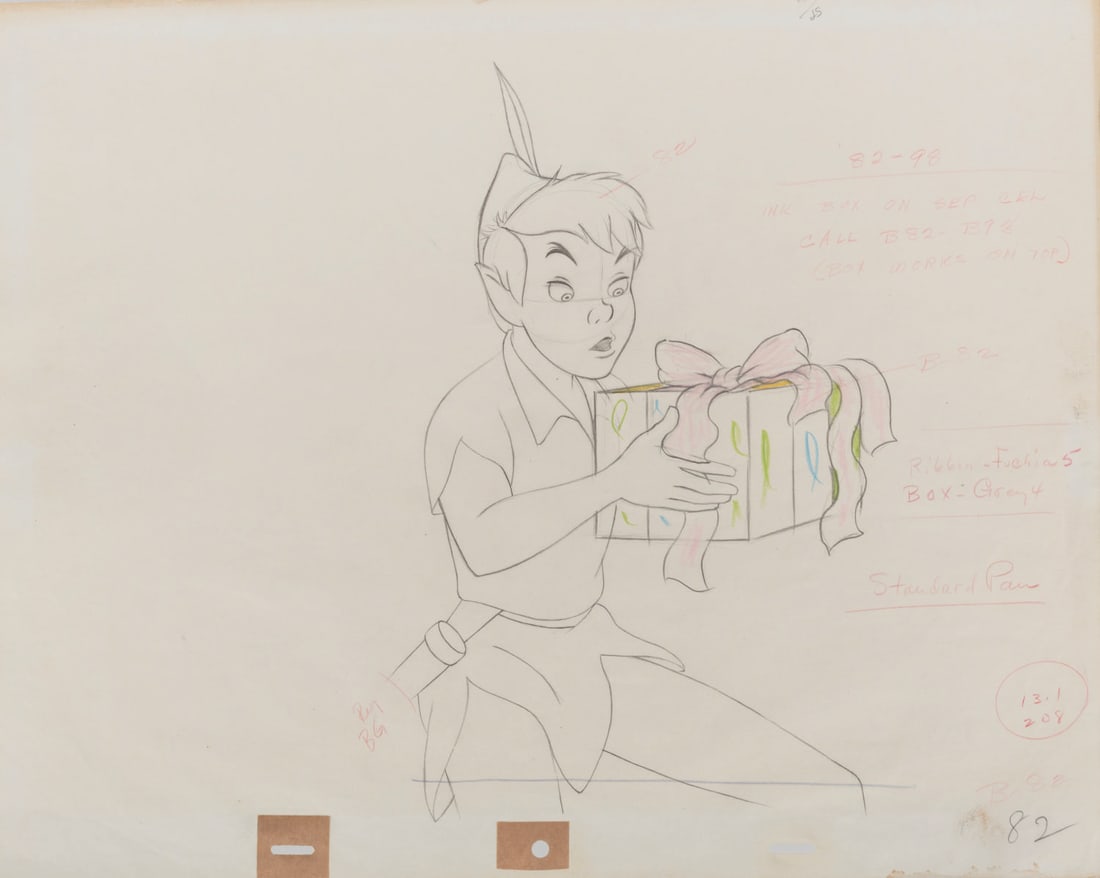 A "Peter Pan" Production Drawing. (1 of 1)