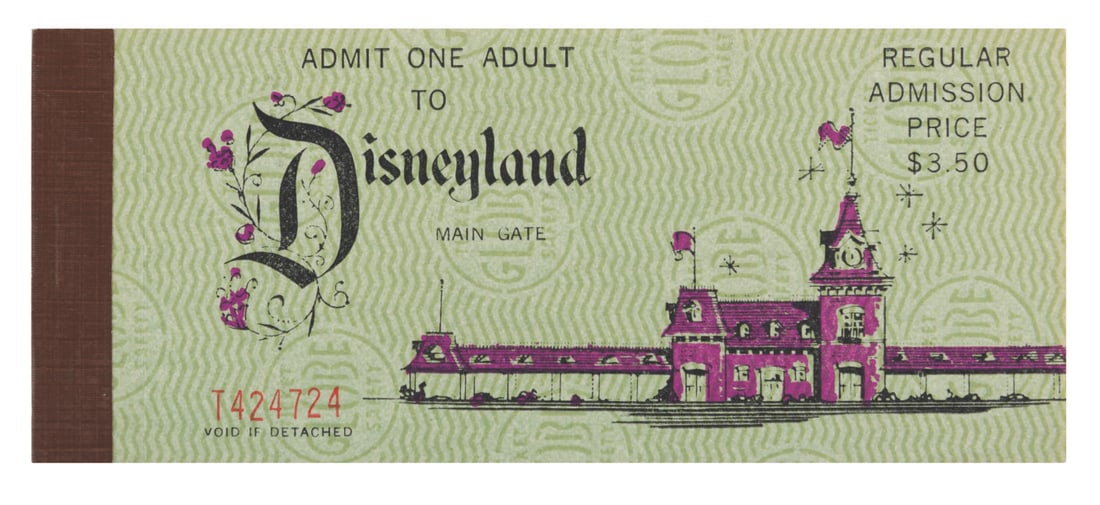 A 1970 Adult 10 Ticket Book. (1 of 3)