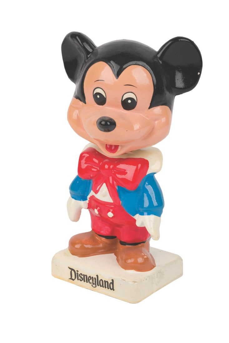 A 1960s Disneyland Mickey Mouse Bobble-head. (1 of 2)