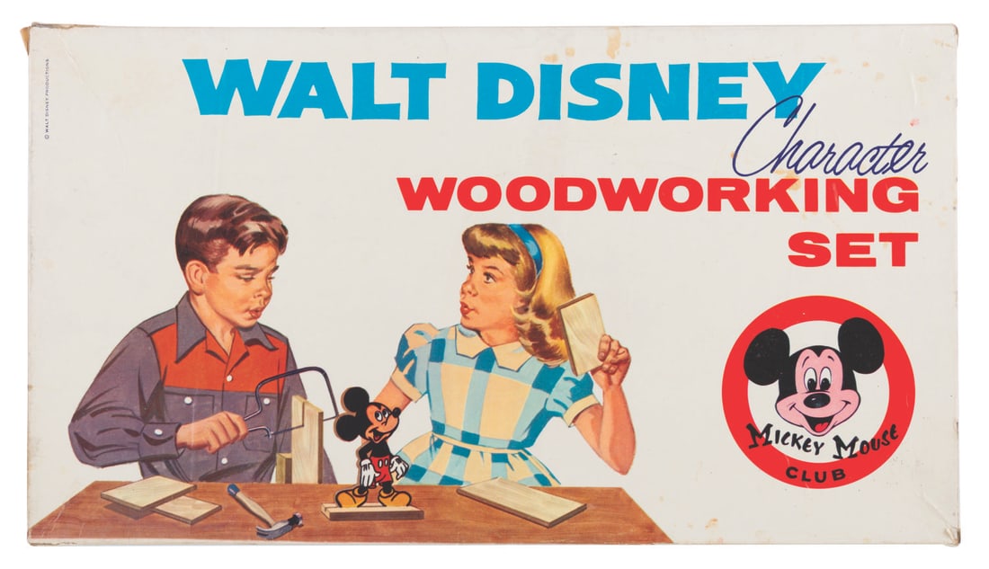 A Walt Disney Character Woodworking Set. (1 of 3)