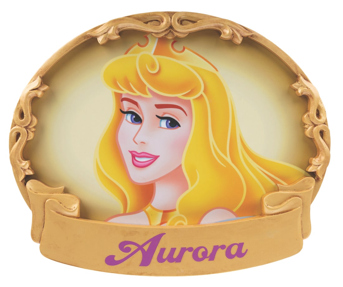 A Princess Fairytale Hall Aurora Portrait Sign. (1 of 1)