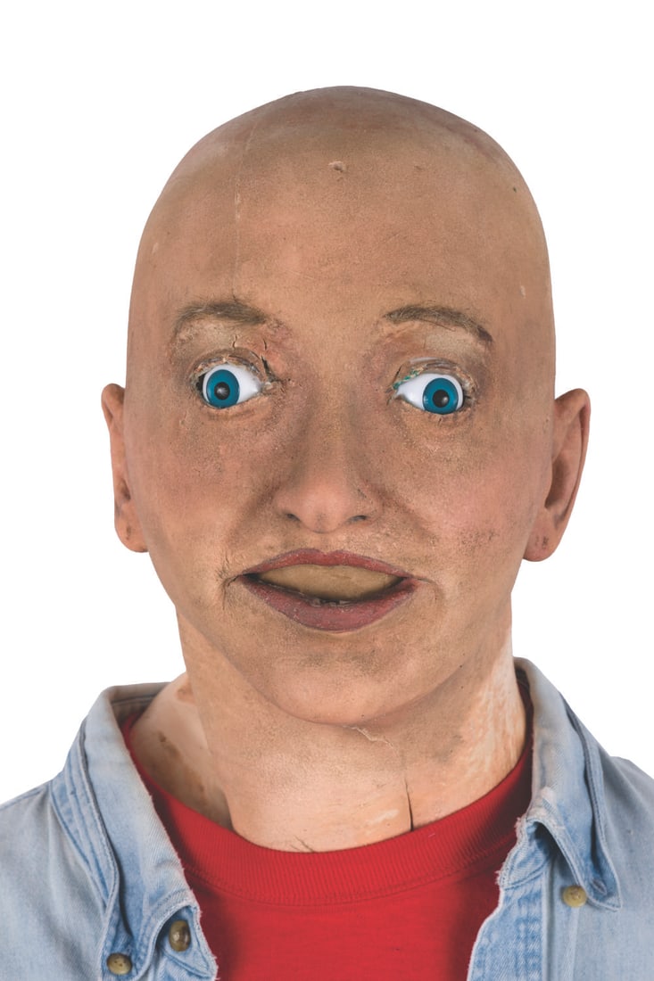 The Ellen DeGeneres Animatronic Head Skin & Costume. (1 of 5)