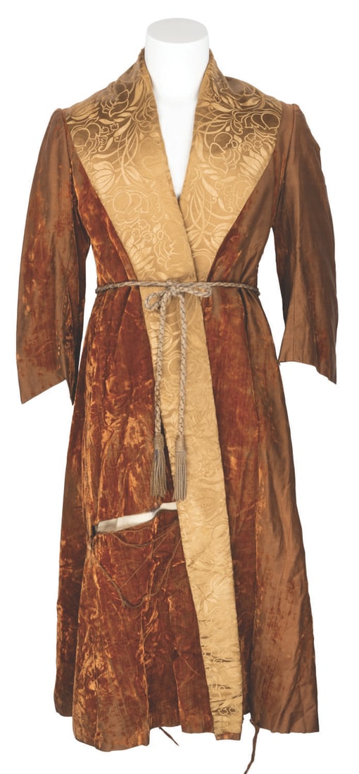 A Western Costume Co. Louis Jourdan Robe.: (Western Costume Co., 1950s-1970s) A robe worn by French actor Louis Jourdan. Jourdan made his American debut in Alfred Hitchcock’s “The Paradine Case,” starred in the Best Picture-winning �