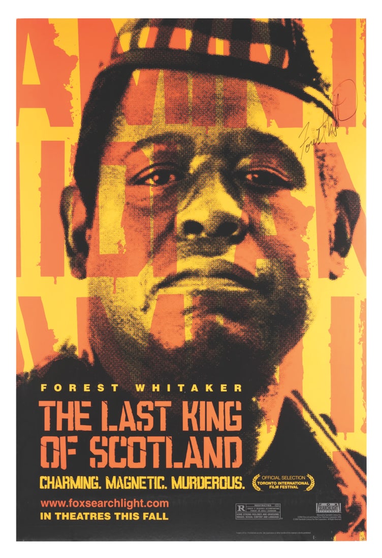 A "The Last King of Scotland" Signed Poster. (1 of 2)