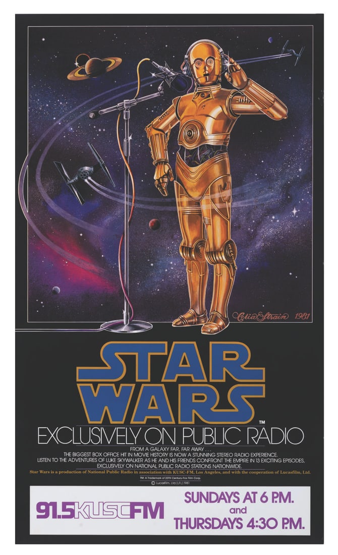 A Star Wars Radio Poster. (1 of 1)