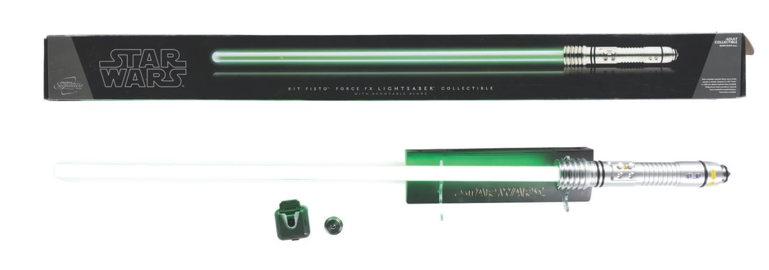 A Signature Series Kit Fisto Force FX Lightsaber. (1 of 3)