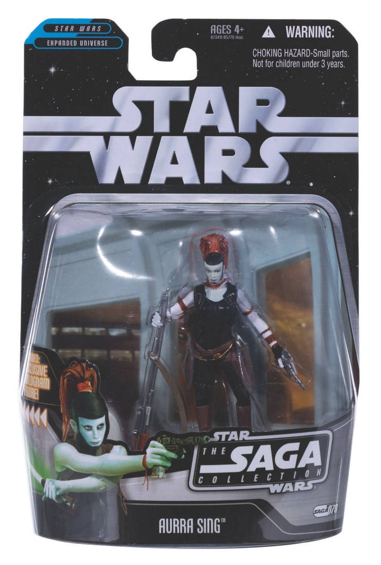 A Pre-Production Saga Collection Aurra Sing Figure. (1 of 2)