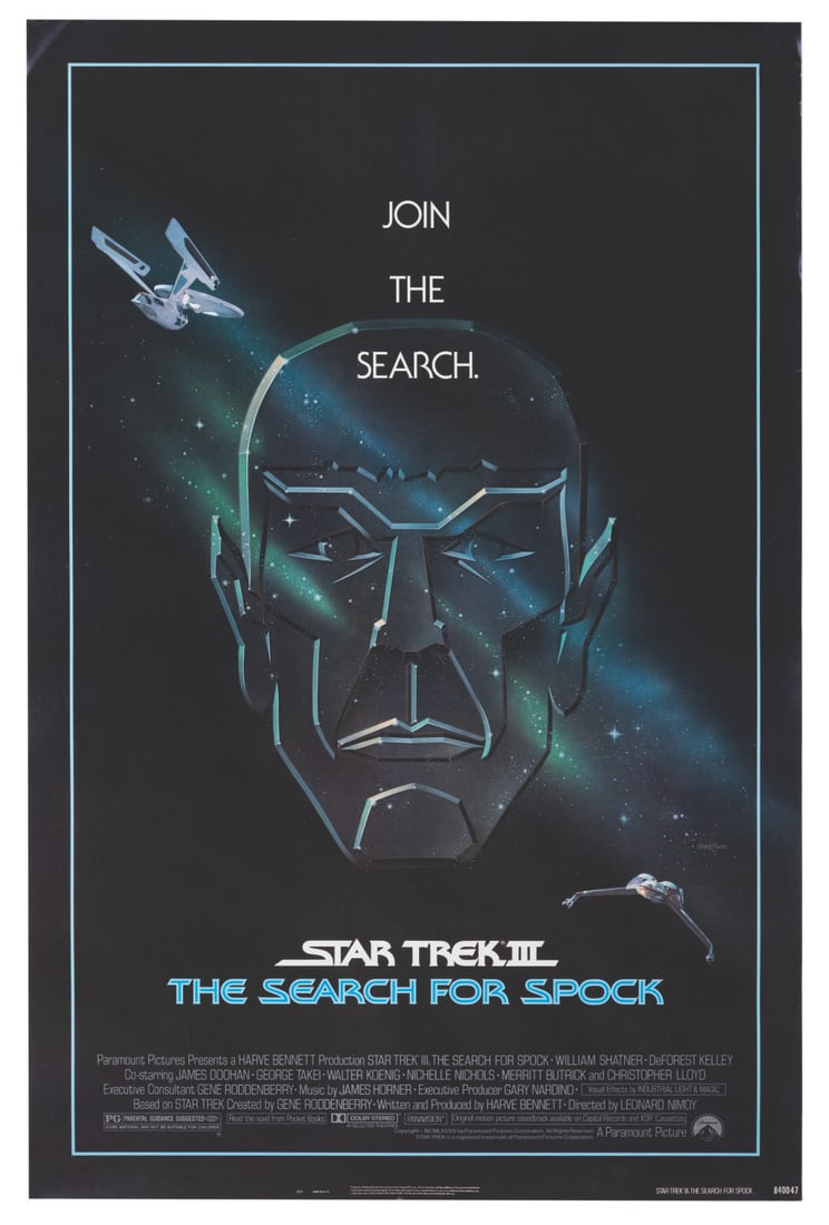 A "Star Trek III: The Search for Spock" One-Sheet. (1 of 1)