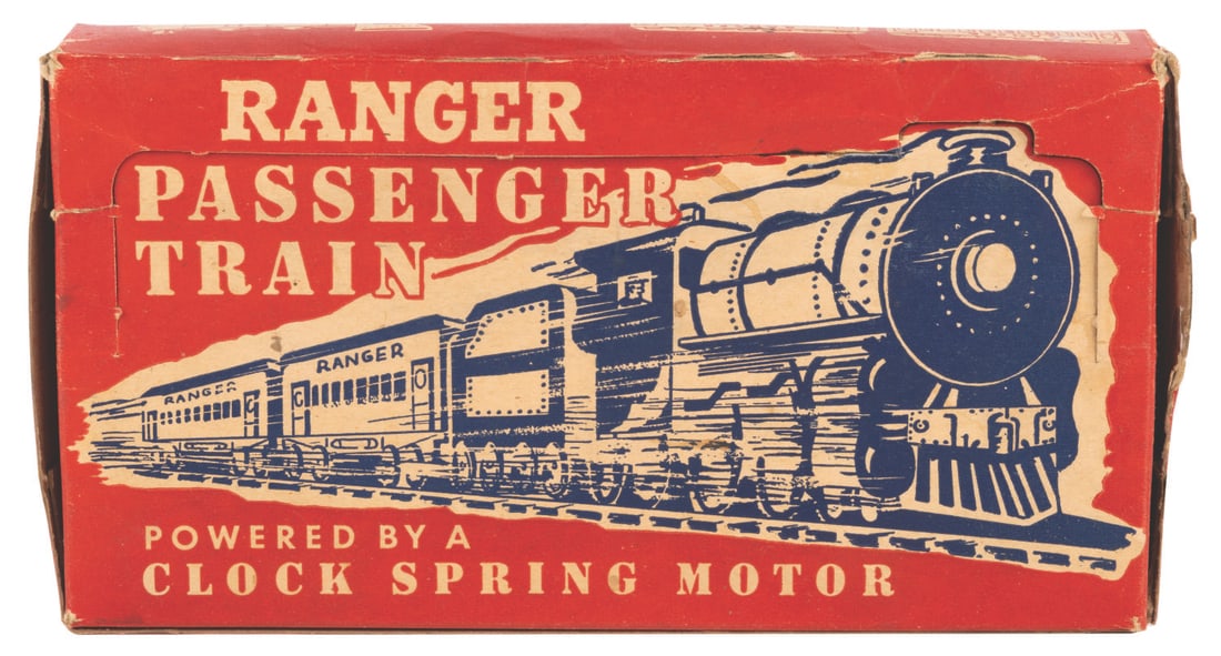 A Wind-Up Ranger Passenger Train Set. (1 of 3)