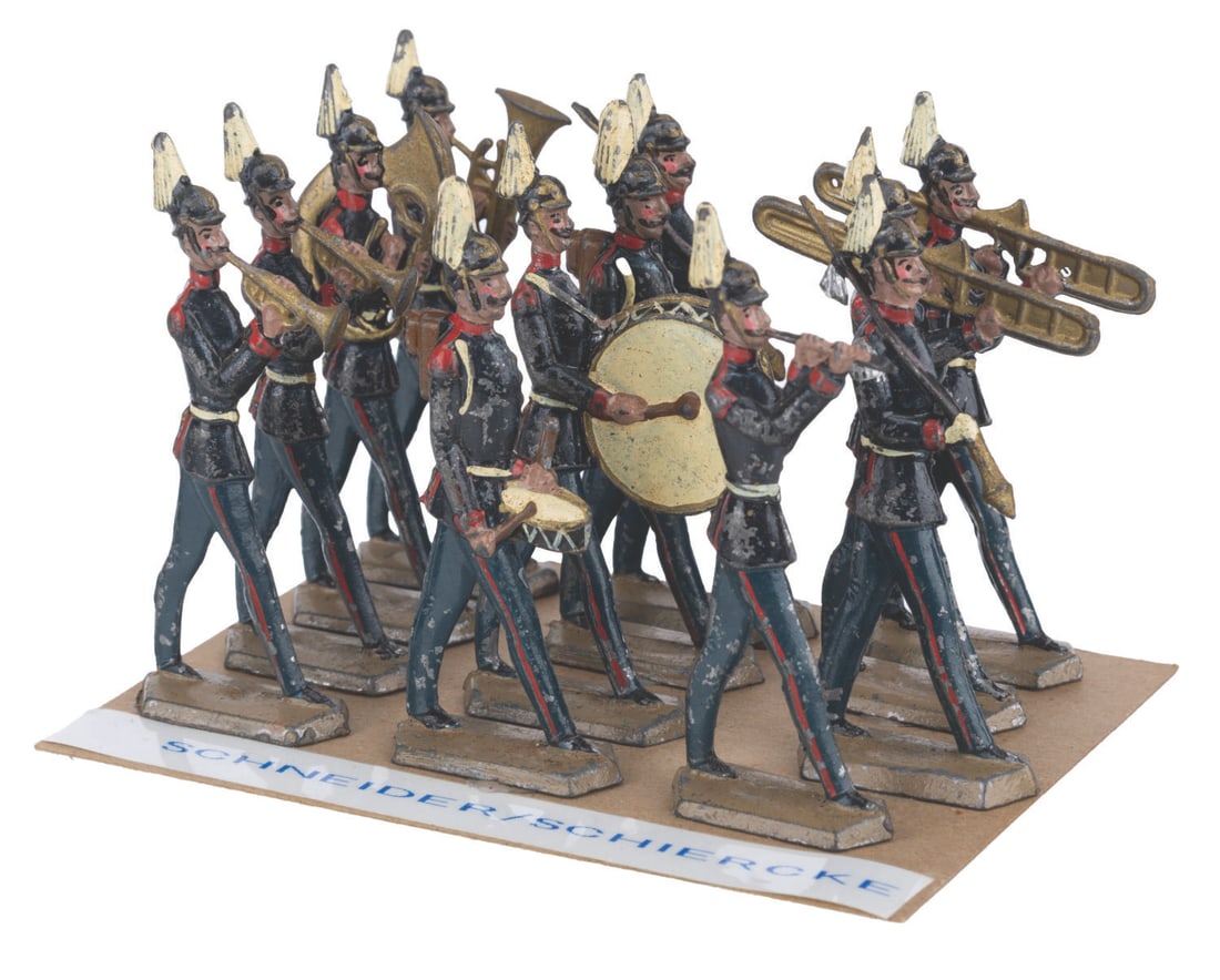A Schiercke Military Band Toy Soldier Set. Auction