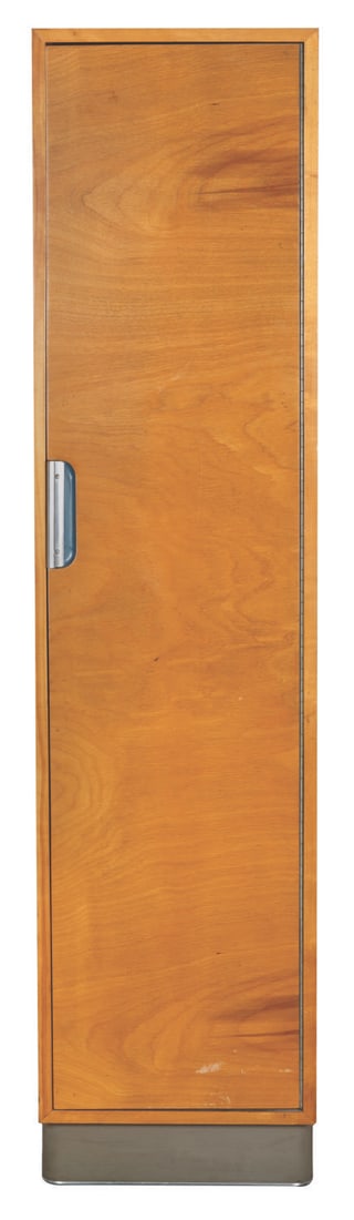 A Original Disney Studios Kem Weber Wardrobe.: (Walt Disney Studios, 1939) A rare original Walt Disney Studios Office Wardrobe designed by Kem Weber for the new Burbank studio in 1940. Weber designed every aspect of the new studio, including the o