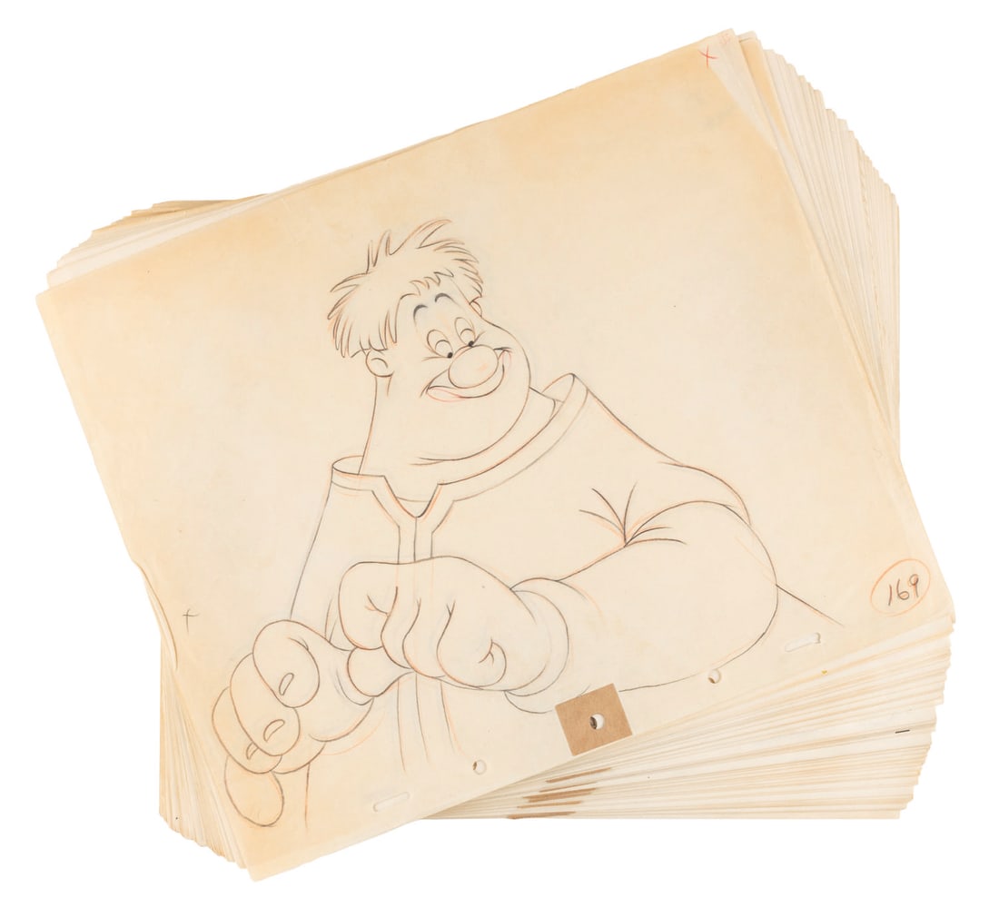 A Collection of Willie the Giant Production Drawings. (1 of 7)
