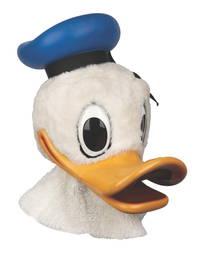 A Donald Duck Walk-Around Character Costume Head.