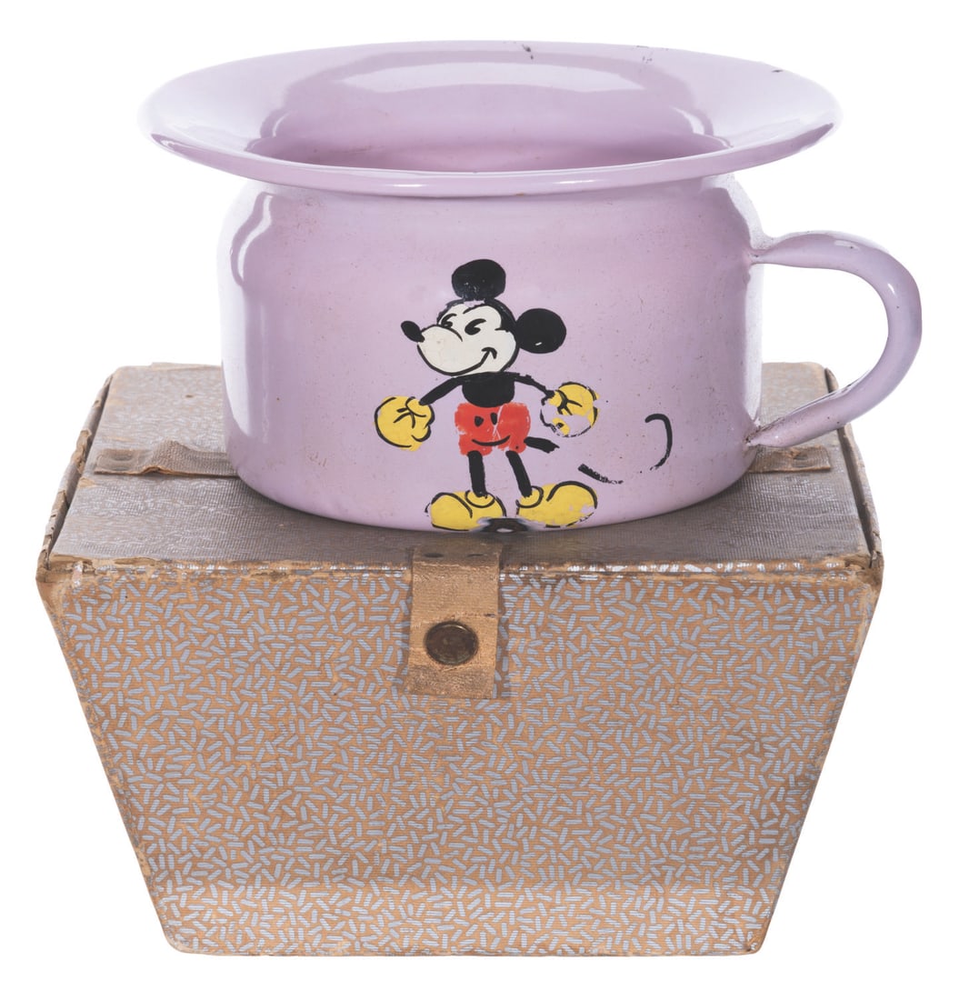 A 1930s Mickey Mouse Child's Potty by Richard Krueger. (1 of 4)