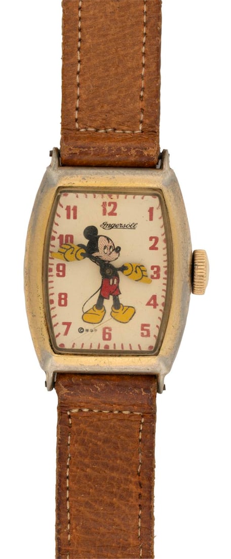 A 1947 Ingersoll Mickey Mouse Wristwatch. (1 of 2)