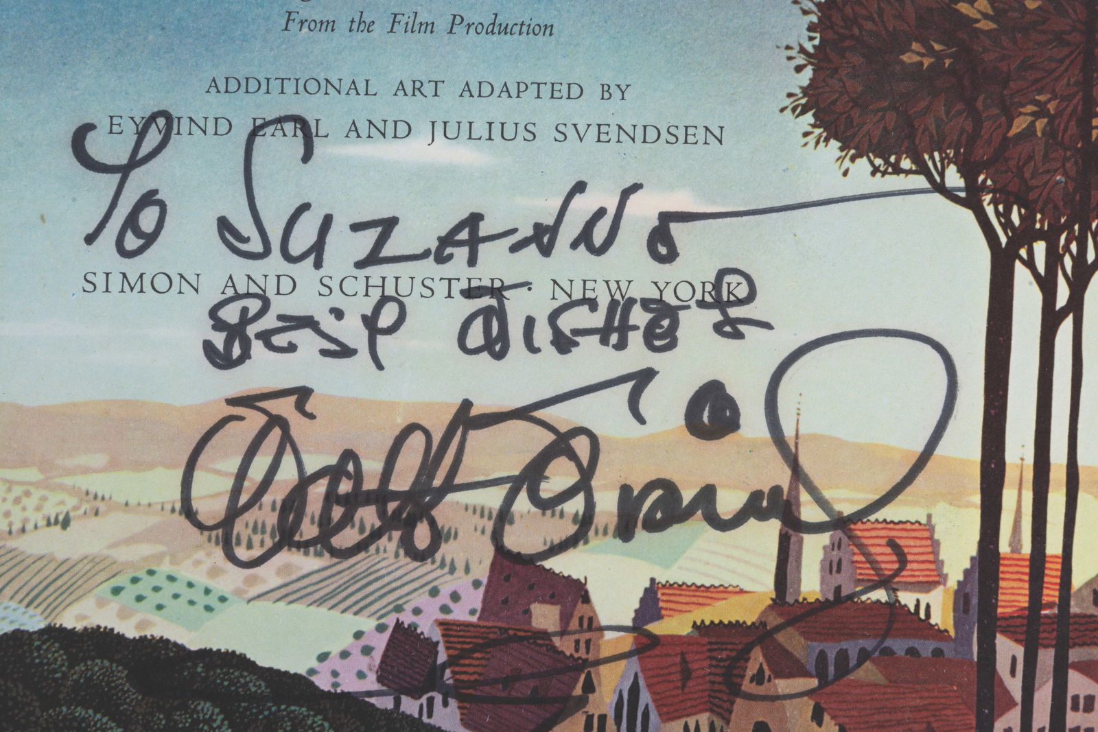 A Walt Disney Signed "Sleeping Beauty" Book. (1 of 2)