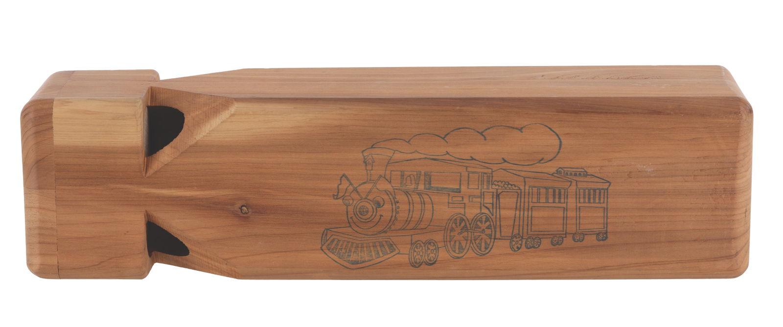 A Glenn Barker Wooden Train Whistle. (1 of 1)
