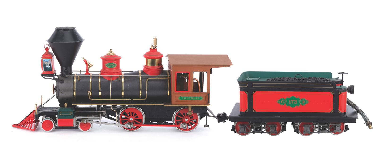 A Lilly Belle Accucraft Live Steam Engine and Tender. (1 of 18)