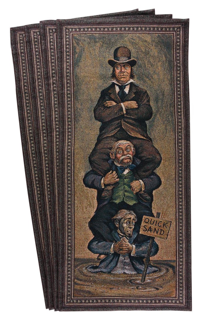 A Haunted Mansion Stretching Portrait Tapestry Set. (1 of 5)