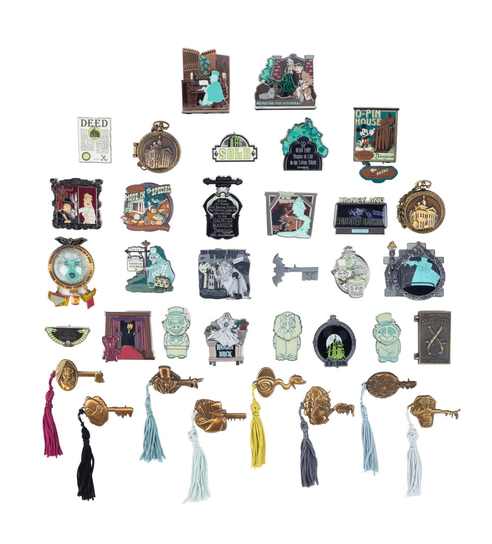 A Collection of Haunted Mansion 40th O'Pin House Pins. (1 of 1)
