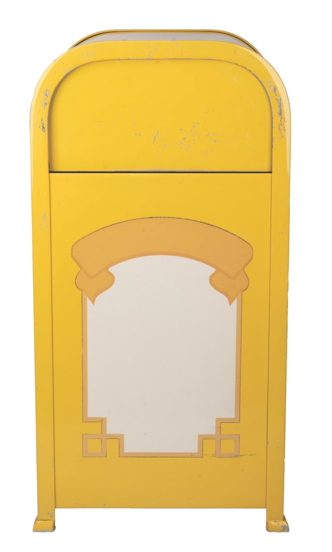 A Walt Disney World Monorail Station Trash Can. (1 of 3)