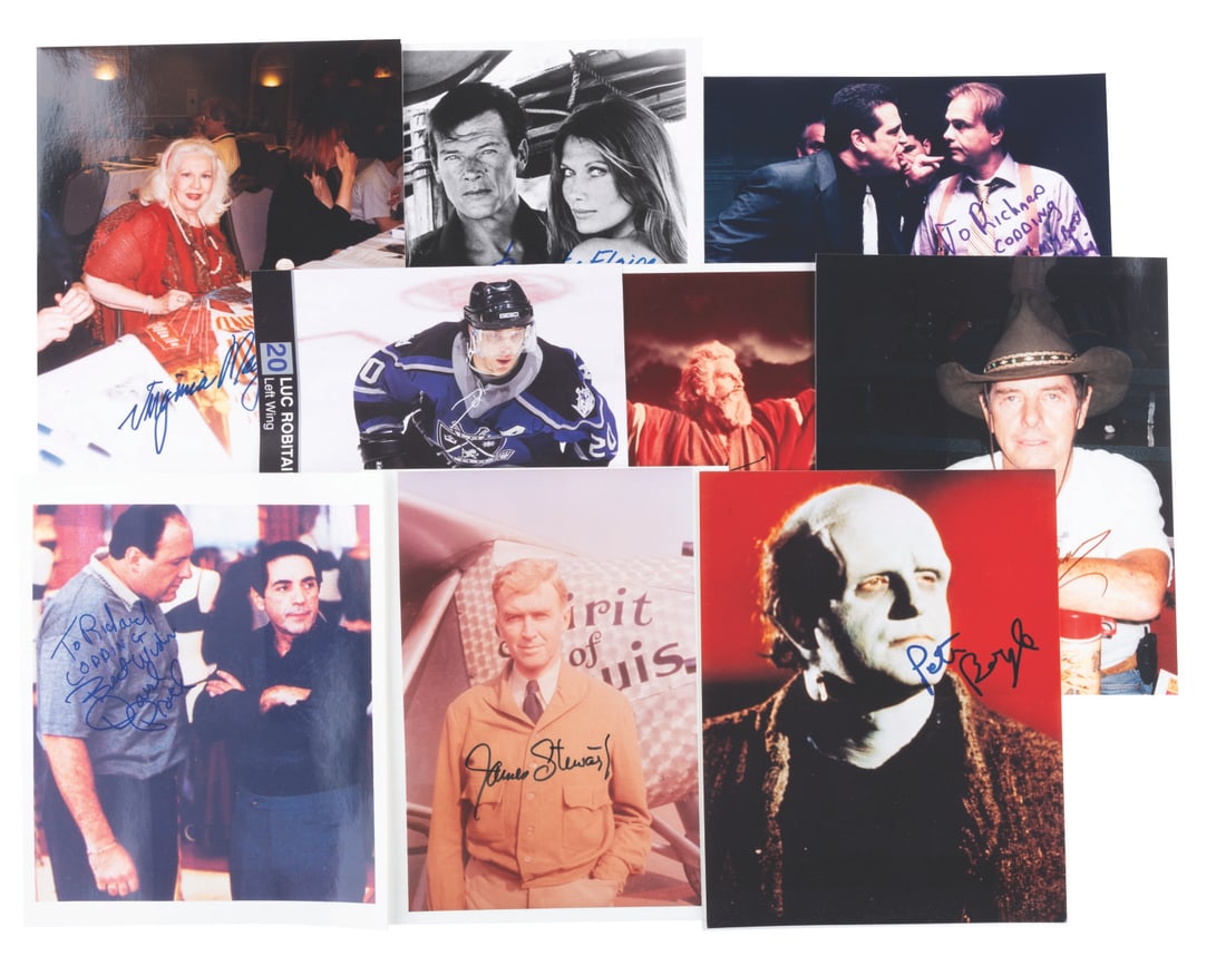 A Large Collection of Celebrity Signed Photos. (1 of 8)