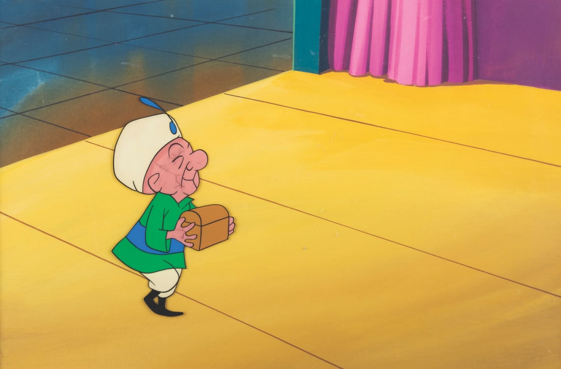 A Mr. Magoo "1001 Arabian Nights" Production Cel. (1 of 1)