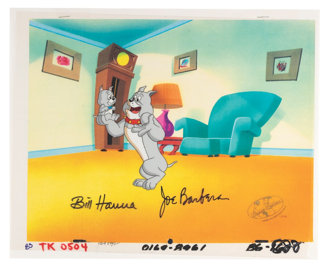 A Signed Spike and Tyke "Tom & Jerry Kids" Cel. (1 of 2)