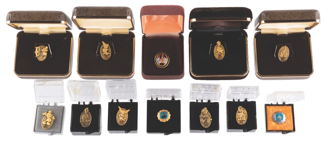 A Disney Service Award Pin Collection. (1 of 13)