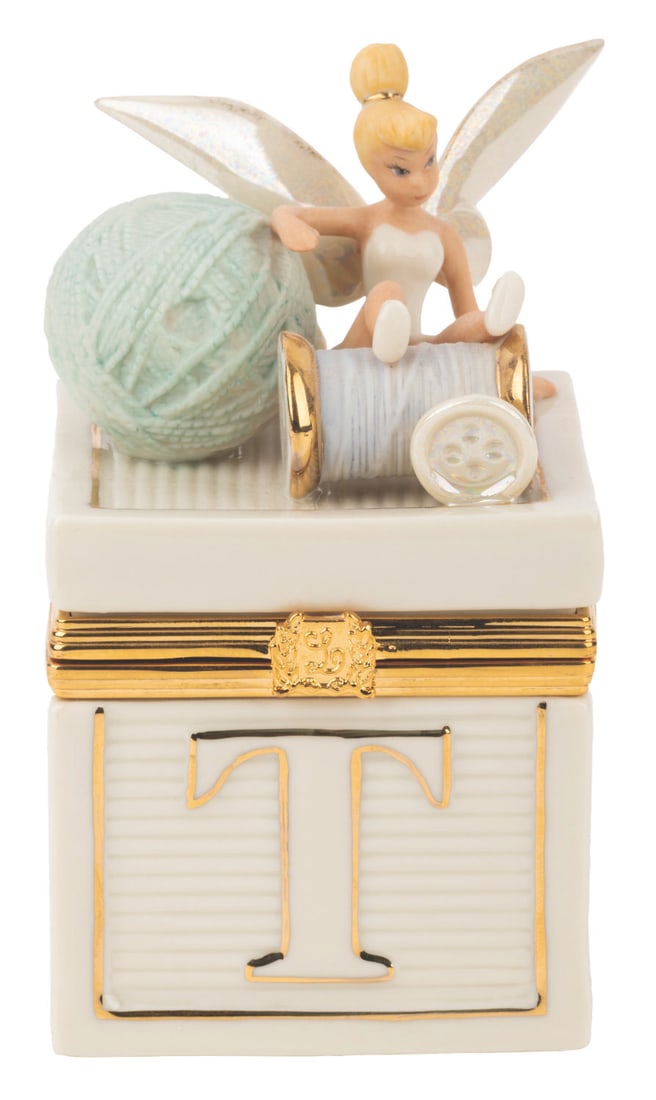 A Lenox “Tumbling Tink?? Trinket Box. (1 of 5)