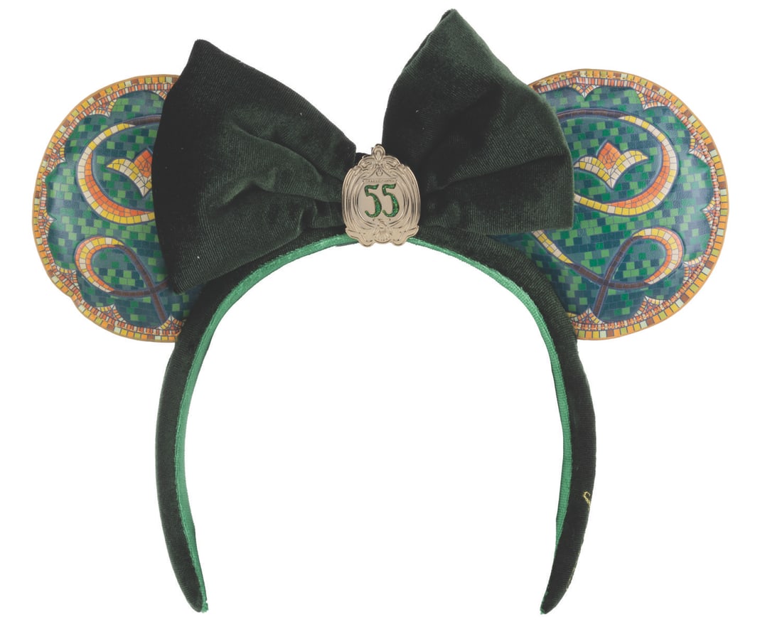 A Pair of Club 33 Emerald Anniversary Minnie Ears. (1 of 3)