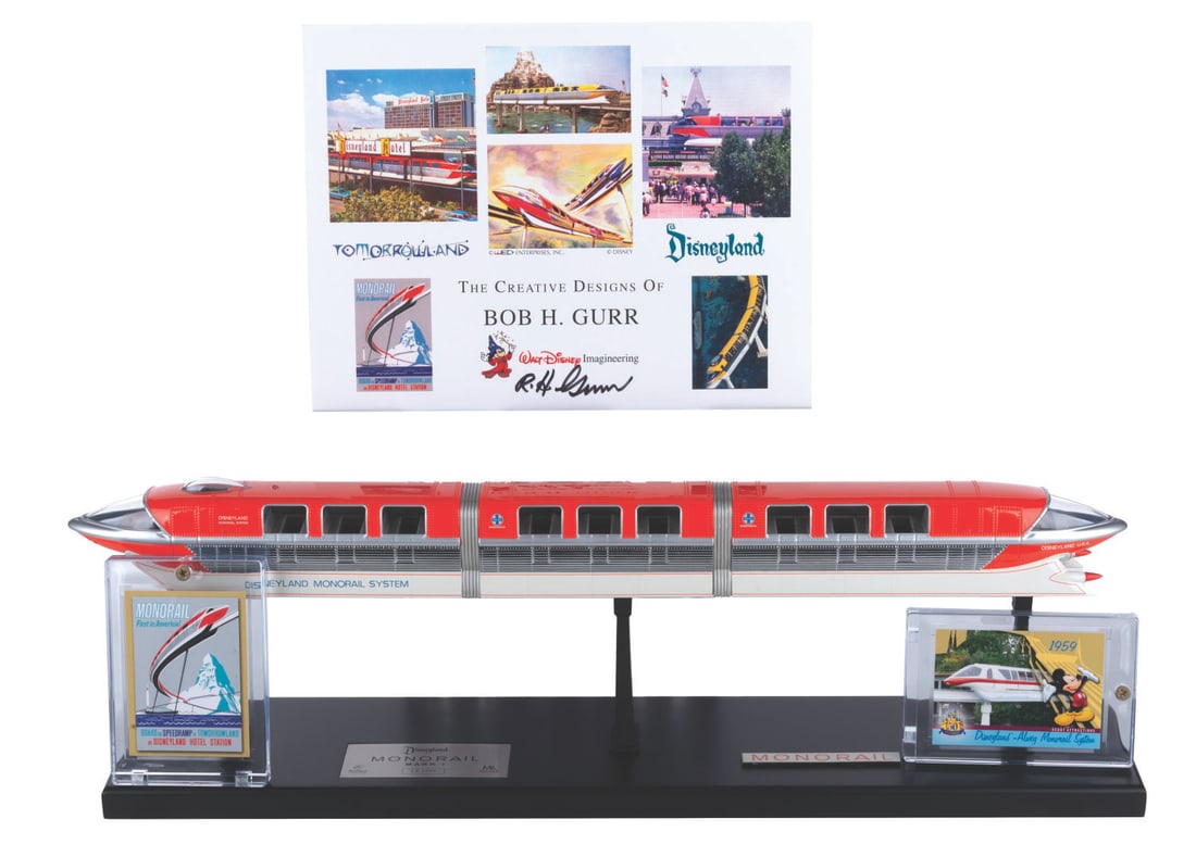 A Monorail Mark I Replica with a Bob Gurr Signed Certificate. (1 of 13)