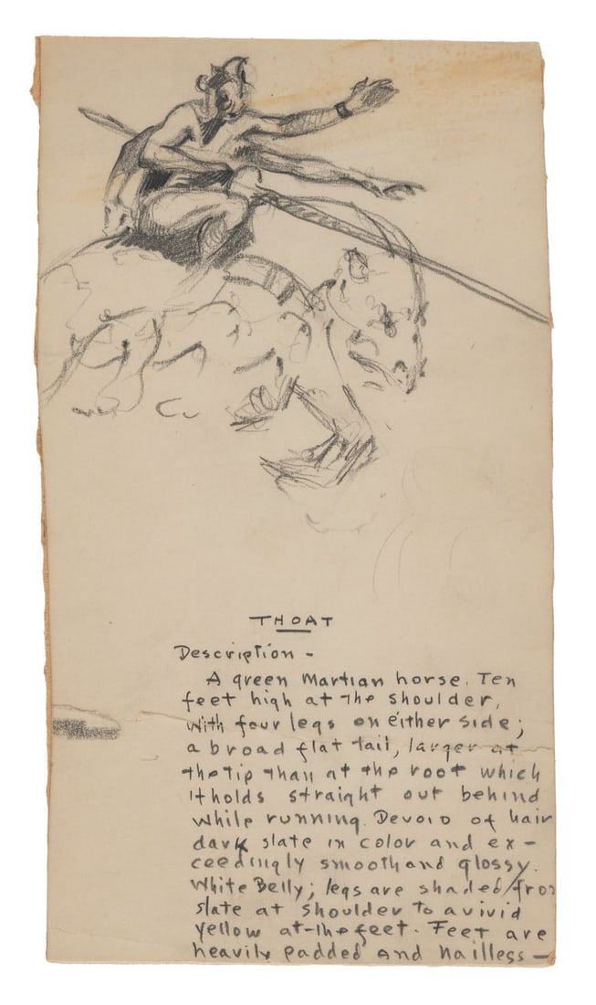 A Thoat Concept Drawing and Description. (1 of 1)