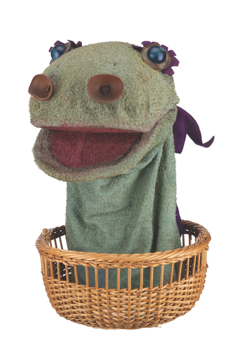 Bob Clampett’s Cecil in a Basket Puppet. (1 of 8)