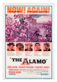 A "The Alamo" One-Sheet Poster.