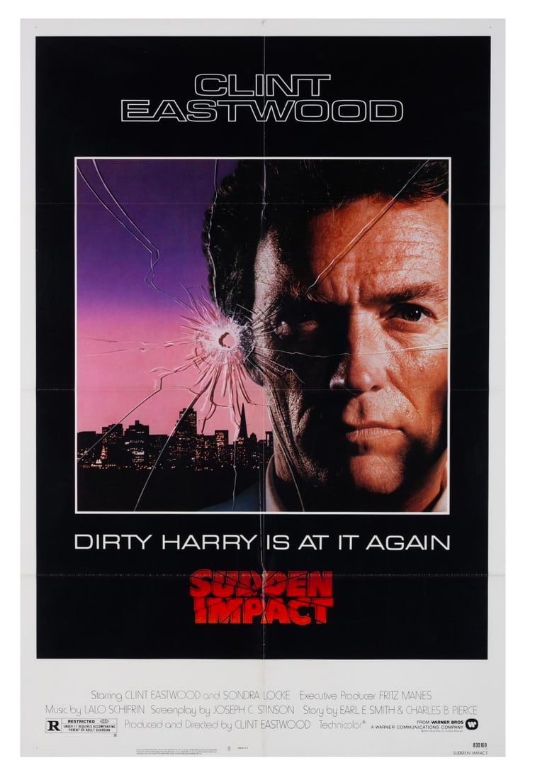 A Dirty Harry "Sudden Impact" One-Sheet Poster. (1 of 1)