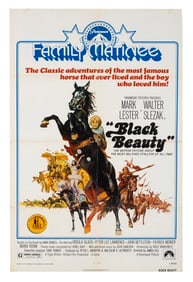 A "Black Beauty" Family Matinee Rerelease One-Sheet.