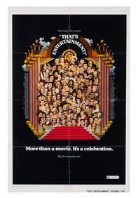 A "That's Entertainment!" Advance One-Sheet.