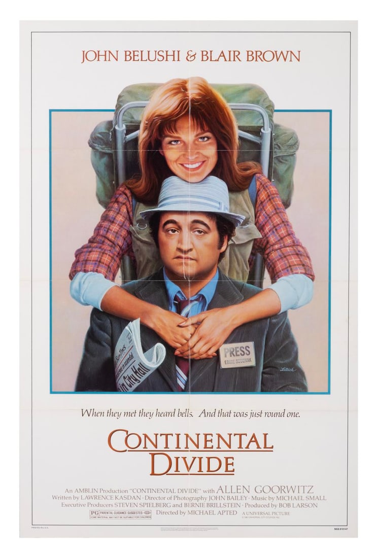A "Continental Divide" One-Sheet Poster. (1 of 1)