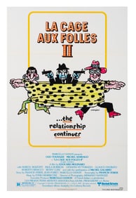 A "La Cage aux Folles II" One-Sheet Poster.