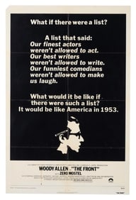 A "The Front" One-Sheet Poster.