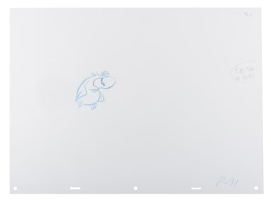 An "Aladdin" Iago Production Drawing.
