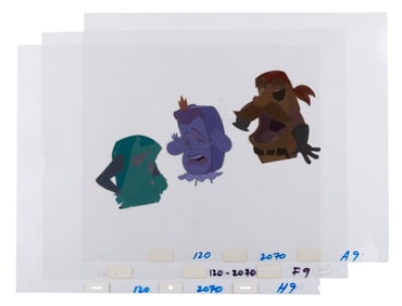 A Multi-Layer “The Pagemaster" Production Cel.