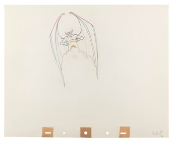 A “Fantasia" Chernabog Production Drawing.