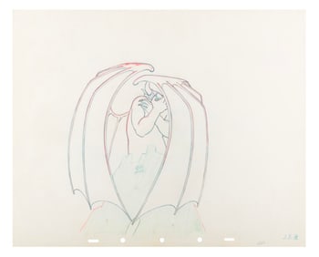 A Chernabog "Fantasia" Production Drawing.