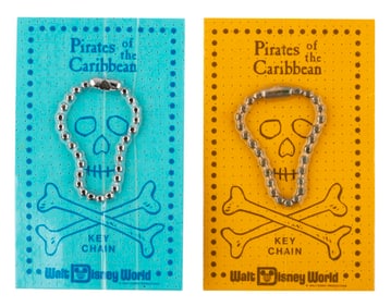 A Pair of Pirates of the Caribbean Key Chains.