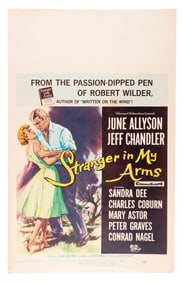A "Stranger in My Arms" Window Card.
