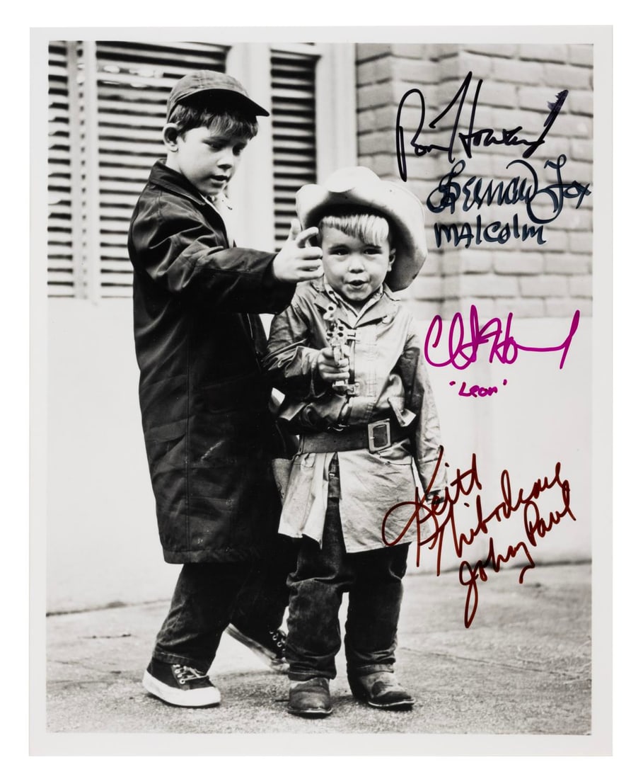 A Multi-Signed Clint & Ron Howard "Andy Griffith Show" Photo. (1 of 1)
