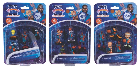 A Set of "Space Jam: A New Legacy" Stampers.
