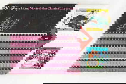 A Disney Home Movie Classics Library Super 8 Film Set.